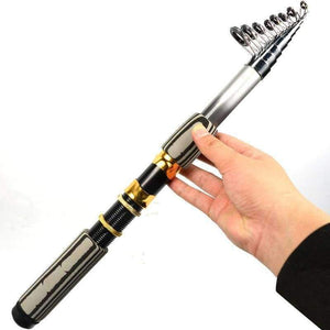 Planet Gates Dark Grey / 1.3M Mini Telescopic Fishing Rods High Strength Carbon Fiber Cheap Fishing Rod Pole for Sea River Lake Boat Fishing