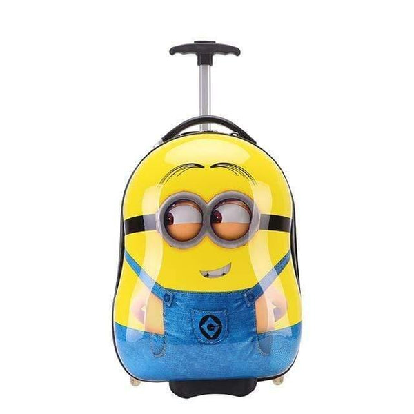 Planet Gates Dark Grey / 16" Luggage Rase Cartoon Boy Girl Travel 16inches Students Trolley Wheeled bag Case Cute Children Boarding The Chassis Gift