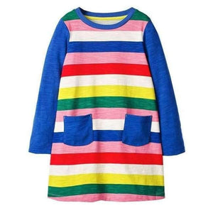 Planet Gates Dark Grey / 2T Girl Dresses Long Sleeve  Brand 100% Cotton Baby Dress Christmas Children Clothes Kids Dress Princess Vestido