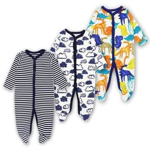 Planet Gates Dark Grey / 3M 3 Pack Baby Girls Boy Clothes Newborn Pajamas Toddler Infant Sleepwear 0-12 Months Baby Romper Babies Clothing Set