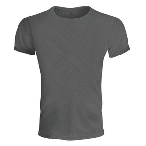 Mens Short Sleeve Solid Cotton T-shirt Gyms Fitness Bodybuilding Workout T Shirts Summer Casual Slim Tee Tops Crossfit Clothing