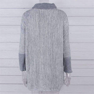 Planet Gates Dark grey / L Winter Female Sweater Oversized Women's Turtleneck Winter Woman Sweater Knitting Pullovers Women's Sweaters Coarse Knitted