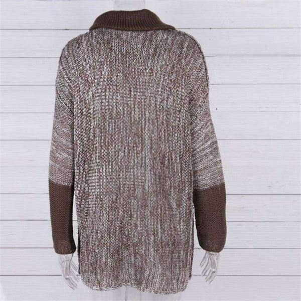 Planet Gates Dark grey / L Winter Female Sweater Oversized Women's Turtleneck Winter Woman Sweater Knitting Pullovers Women's Sweaters Coarse Knitted