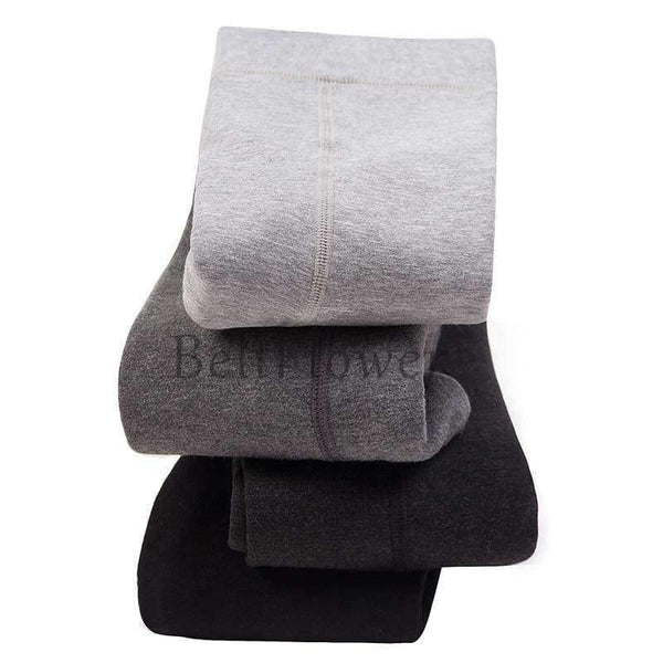 Planet Gates Dark Grey / One Size Warm Leggings for Women Milk Cotton Slim Leggings Single Cashmere Foot Wear Elastic Pants Legging Female Winter Leggings
