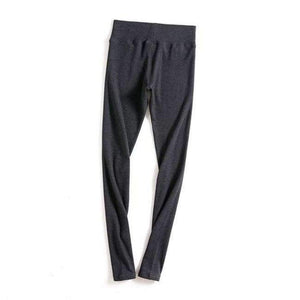 Planet Gates dark grey / S Women High-rise Stretch Fit Legging Casual Skinny Leggings