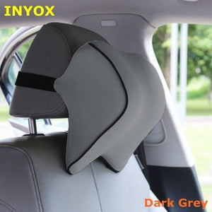 Planet Gates Dark Grey S1 Headrest Car Neck Pillow Seat lumbar Pillow in auto back Head rest Memory Foam Fabric For chair Travel Support Cushion covers