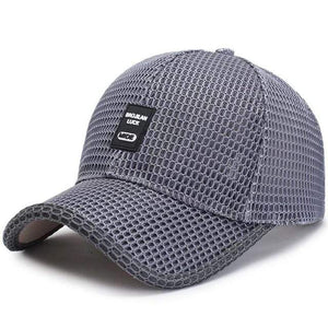 Planet Gates dark grey Summer Baseball Hat For Men Breathable Mesh Trucker Cap Fashion Curved Visor Casquette Homme Casual Women Sun Caps