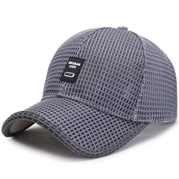 Planet Gates dark grey Summer Baseball Hat For Men Breathable Mesh Trucker Cap Fashion Curved Visor Casquette Homme Casual Women Sun Caps