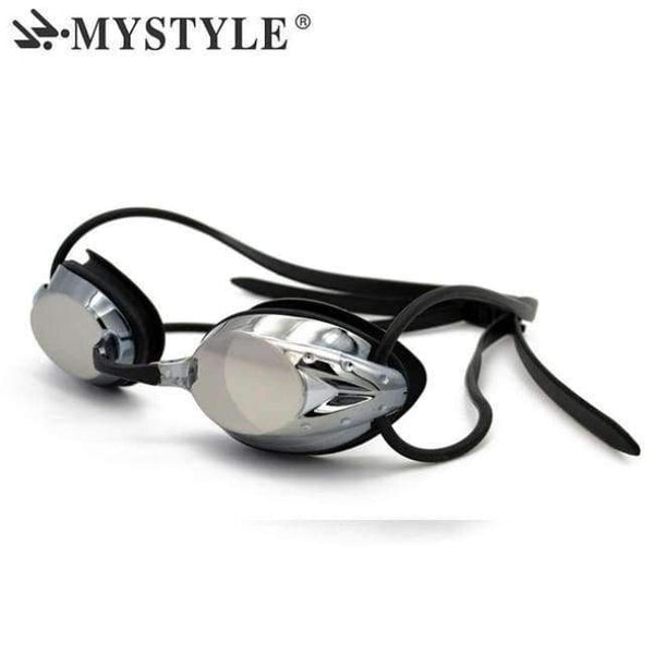 Planet Gates Dark grey Swim Glasses for Men Adjustable Electroplating Waterproof Anti-fog UV Women Swimming Pool Goggles Professional Adult Eyewear