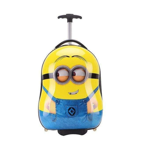 Planet Gates Dark Grey Travel Luggage Child Rolling School Bag Cartoon Students Trolley Case Children Boarding Box Gift