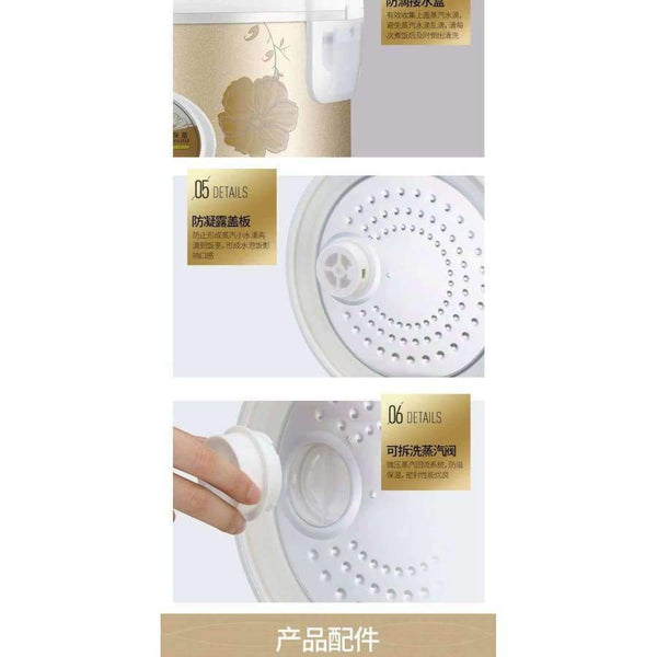 Planet Gates Dark Khaki / 220-230V / M Genuine AUX CFXB30-10 Home 3L Mini Rice Cooker Small Rice Cooker 1-6 People Kitchen Appliances Rice Cooker