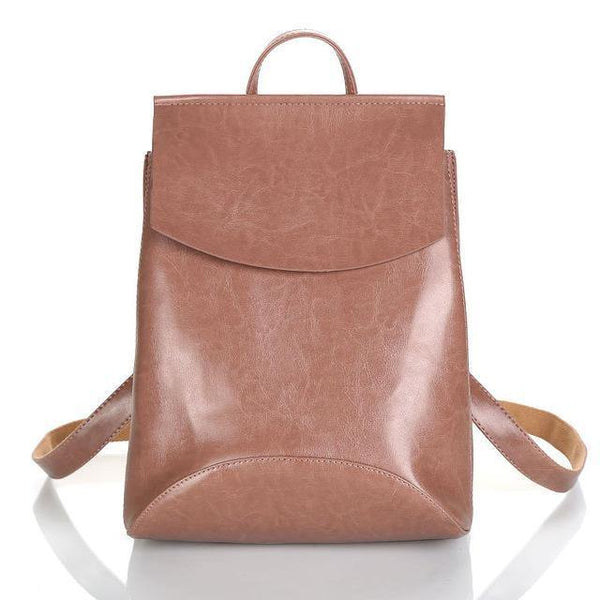 Planet Gates Dark Pink / China Women Backpack High Quality Youth Leather Backpacks for Teenage Girls Female School Shoulder Bag