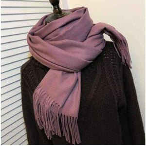 Planet Gates dark pink Female Male Canada Wool Cashmere Scarf Pashmina Tassels Women Wrap Warm Luxury Brand Scarf Unisex Men SCARF