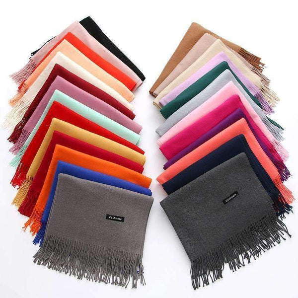 Planet Gates dark pink Female Male Canada Wool Cashmere Scarf Pashmina Tassels Women Wrap Warm Luxury Brand Scarf Unisex Men SCARF