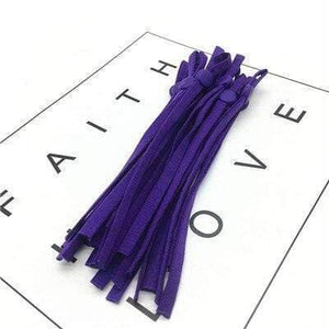 Planet Gates dark purple / 5mm / 20pcs 100Pcs Mask Sewing Elastic Band Cord With Adjustable Buckle Stretchy Mask Earloop Lanyard Earmuff Rope DIY Making Supplies