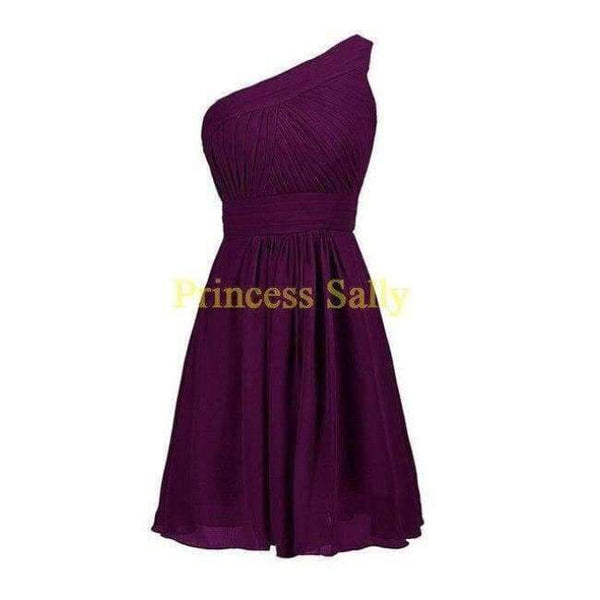 Planet Gates dark purple / 6 Bridesmaids Dresses Short Chiffon Colourful Bridesmaids Dress Ideas Lavender Bridesmaid Dresses Cheap Under 50