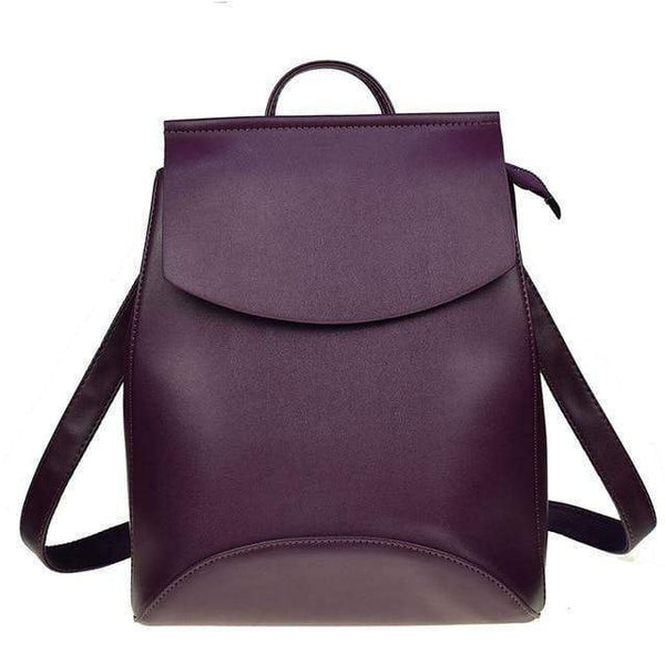 Planet Gates dark Purple / China Women Backpack High Quality Youth Leather Backpacks for Teenage Girls Female School Shoulder Bag
