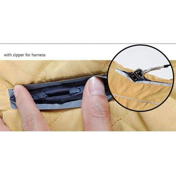 Quality Dog Clothes Quilted Dog Coat Water Repellent Winter Dog Pet Jacket Vest Retro Cozy Warm Pet Outfit Clothes Big Dogs - Planet Gates