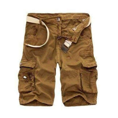 Planet Gates dark yellow / 34 BSETHLRA 2018 New Shorts Men Summer Hot Sale Work Short Pants Camouflage Military Brand Clothing Fashion Mens Cargo Shorts 29-40