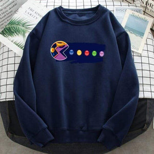 Planet Gates DarkBlue 3 / S Solar System Planets Colour Mens Sweatshirt O-neck Hip Hop Hoodie Leisure Polyester Clothing  Autumn Moletom Masculino