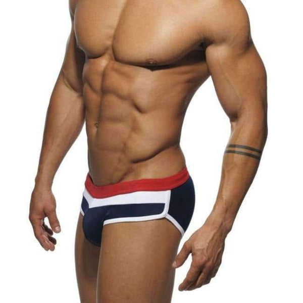 Planet Gates darkblue / M Man's Brand Swimming Briefs Low Waist Swimwear drop With Push-up Pad Sexy Shorts Trunks Boxers Summer Men's Swim For Old buyer