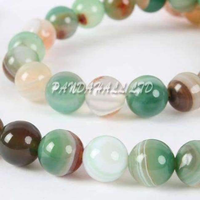 Planet Gates 48pcs/pack Round Beads Natural Stone 8mm for Jewelry Making DIY Bracelets Necklaces Dyed