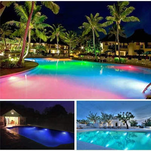 DC 12V 108 LED Swimming Pool Light with Remote Controller Waterproof IP68 RGB Submersible Light Underwater Night Lamp Outdoor
