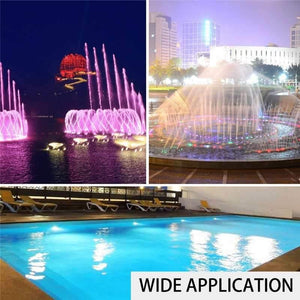 DC 12V 108 LED Swimming Pool Light with Remote Controller Waterproof IP68 RGB Submersible Light Underwater Night Lamp Outdoor