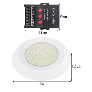 DC 12V 108 LED Swimming Pool Light with Remote Controller Waterproof IP68 RGB Submersible Light Underwater Night Lamp Outdoor