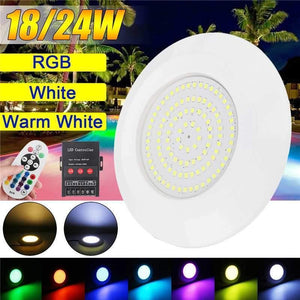DC 12V 108 LED Swimming Pool Light with Remote Controller Waterproof IP68 RGB Submersible Light Underwater Night Lamp Outdoor