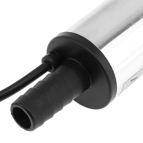 Planet Gates DC 12V 24V 38MM Portable Mini Electric Submersible Pump fit for Diesel Water Oil Transfer Pump Aluminum Alloy Barrel Pump Fuel
