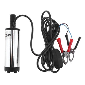 Planet Gates DC 12V 24V 38MM Portable Mini Electric Submersible Pump fit for Diesel Water Oil Transfer Pump Aluminum Alloy Barrel Pump Fuel