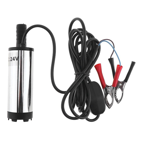 Planet Gates DC 12V 24V 38MM Portable Mini Electric Submersible Pump fit for Diesel Water Oil Transfer Pump Aluminum Alloy Barrel Pump Fuel