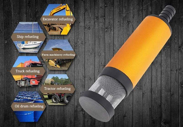 Planet Gates DC 12V 24V 38MM Portable Mini Electric Submersible Pump fit for Diesel Water Oil Transfer Pump Aluminum Alloy Barrel Pump Fuel