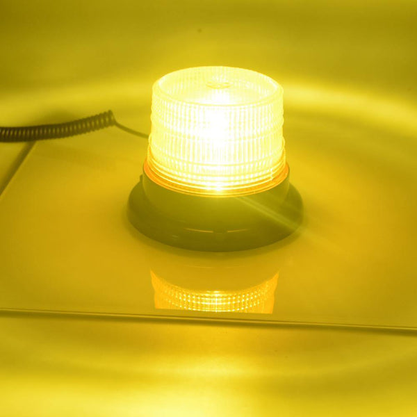 Planet Gates DC 12V-80V Strobe Car LED Flashing Cargo Truck Carrying A Circular Signal Magnetic Ceiling Police Lights Warning Lamp 3 Color