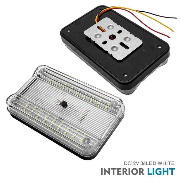 Planet Gates DC 12V White 36 LED Light  Interior Roof Light Caravan Van Sprinter For Transit Roof Dome