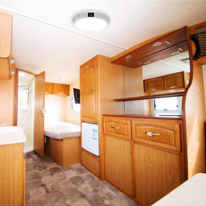 Planet Gates DC12V Car Round Ceiling Dome Roof Interior Light Lamp On/Off Switch 46 LED White Light