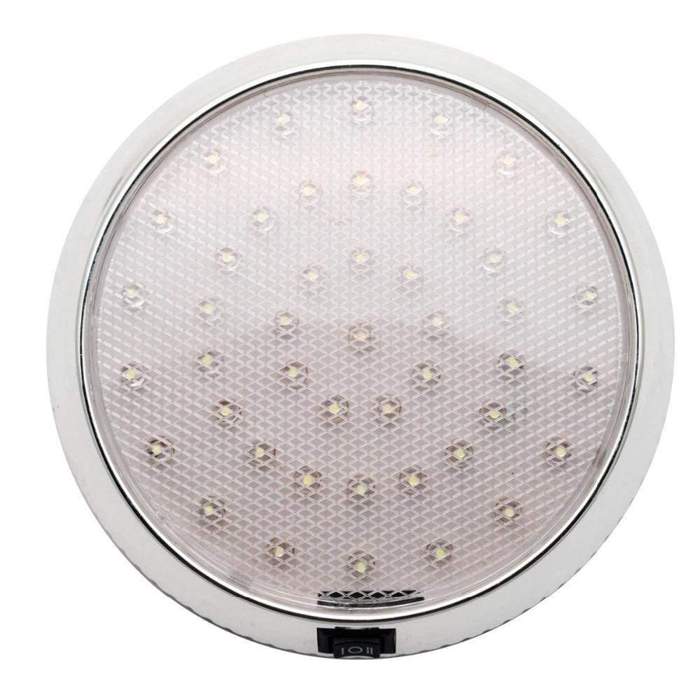 Planet Gates DC12V Car Round Ceiling Dome Roof Interior Light Lamp On/Off Switch 46 LED White Light