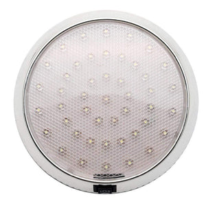 Planet Gates DC12V Car Round Ceiling Dome Roof Interior Light Lamp On/Off Switch 46 LED White Light