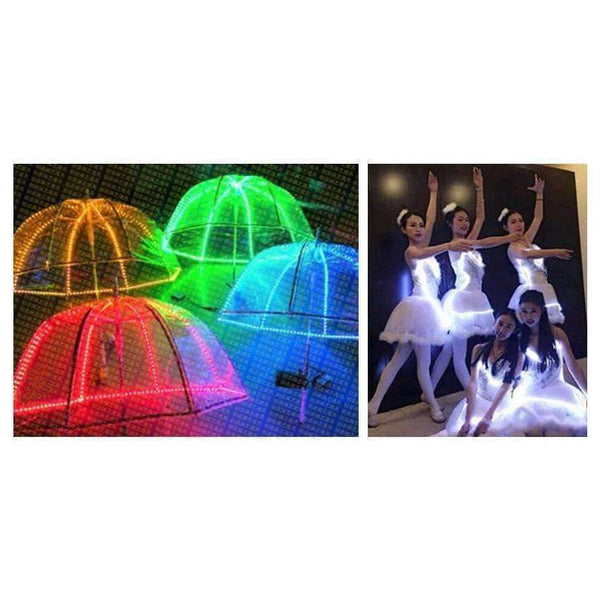 Planet Gates DC12V RGB LED Strip Light SMD5050 Waterproof LED Ribbon Tape Lamp Light 60Leds/m With Remote Controller 12V Power Adapter 5m/set