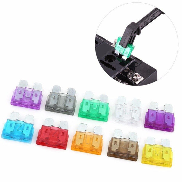 DC32V 10 Way Circuit Standard Blade Fuse Box Block Holder For Auto Car Truck Boat ATC ATO Blade Fuse Box