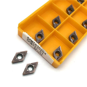 Planet Gates DCMT070204 VP15TF /UE6020/US735 internal turning tool metal lathe tools high quality Cutting tool DCMT 070204 turning insert