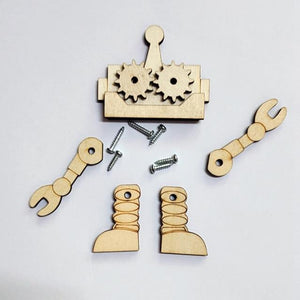 Planet Gates DD289CH Children Busy Board Accessories Wood DIY Toy Montessori Material Early Education Activity Toddler Toys For Basic Skills Learning