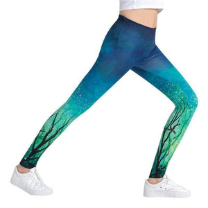 Planet Gates DDK167 / One Size Leggings Fitness leggings for Women High Waist Trousers Quick Dry Pencil Pants Female Leggings Push Up WAIBO BEAR