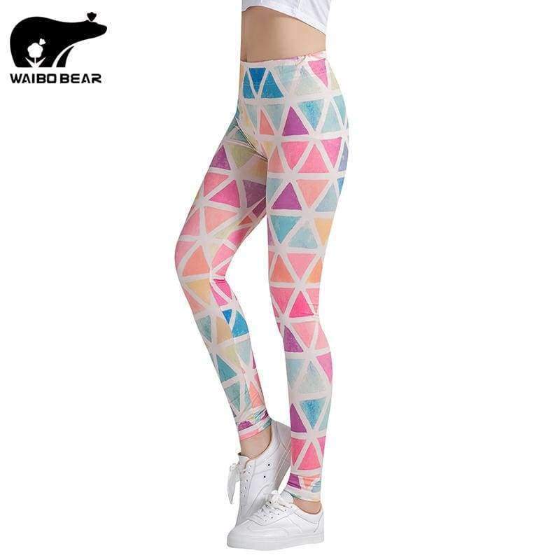 Planet Gates DDK250 / One Size Printed Women Leggings Sexy Female Leggings  Mujer Pants Fitness High Elastic Bodybuilding Trouser WAIBO BEAR