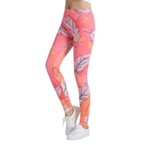 Planet Gates DDK253 / One Size Printed Women Leggings Sexy Female Leggings  Mujer Pants Fitness High Elastic Bodybuilding Trouser WAIBO BEAR