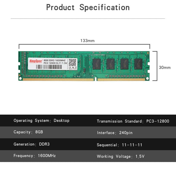 Planet Gates DDR3 4GB 8GB RAM Desktop Memory 1333 1600 Mhz For Desktop Dimm PC  DDR3 memoria ram ddr3 8gb 4gb