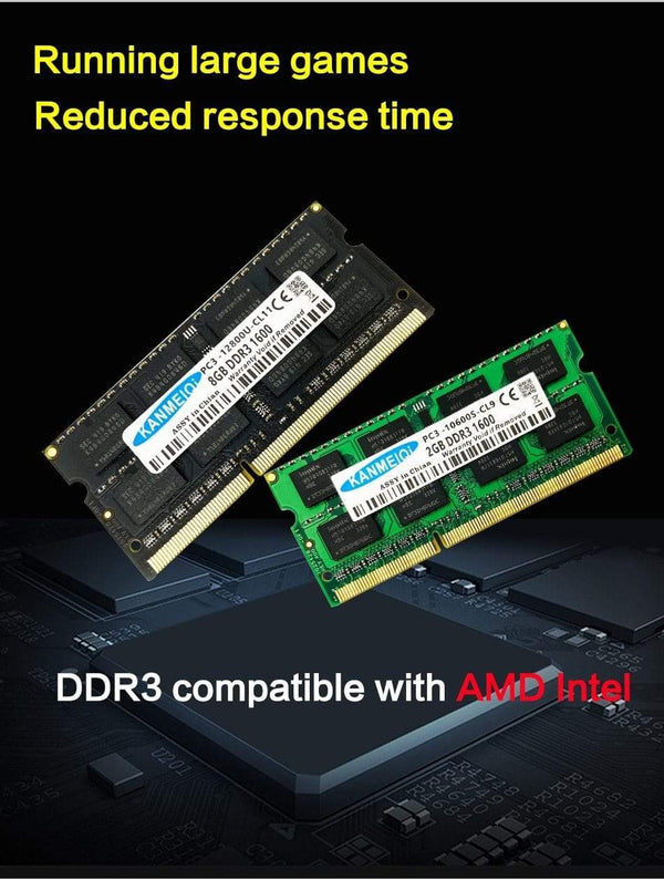 Planet Gates DDR3 4GB Ram Laptop 8GB 1333Mhz 1600MHZ Memory Notebook Module PC3L-12800 SO-DIMM New 2GB 1.35V 204PIN all