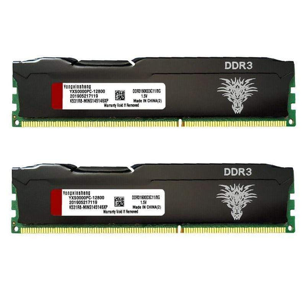 Planet Gates DDR3 RAM 4GB 8GB 1333MHz 1600MHz Desktop Memory PC3-10600 PC3-12800 240-Pin Non-ECC Unbuffered DIMM cooling vest black