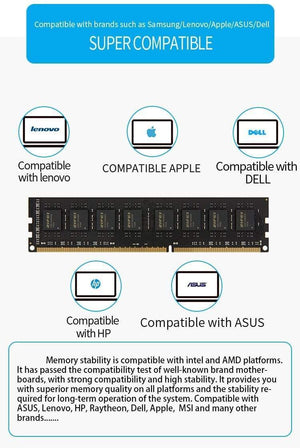 Planet Gates DDR3L  8GB  4GB  1600MHz  1333MHz  1066MHz  240Pin LO-DIMM  Fully compatible  for Desktop